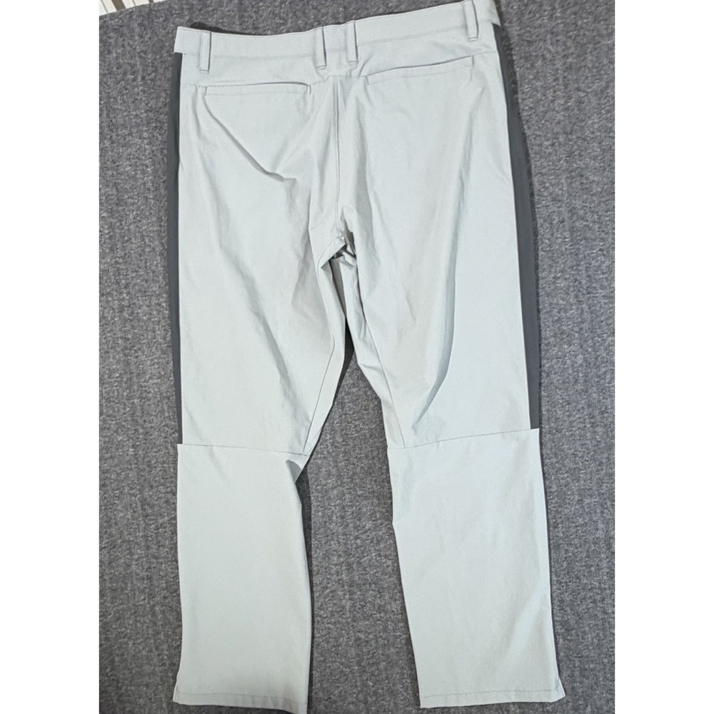 Oakley Golf Pants Mens 38 Gray /Black Stripe Straight Leg Regular Fit Athletic - Picture 10 of 10